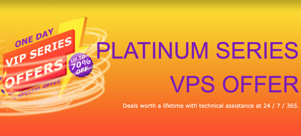 PLATINUM SERIES VPS OFFERS | Limited time Yearly VPS Offers for the best price! Limited Stock!