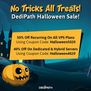 DediPath: Special Halloween Offer